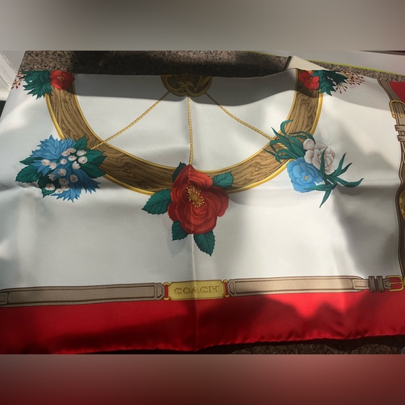 1989 Coach Scarf - Picture 1 of 3